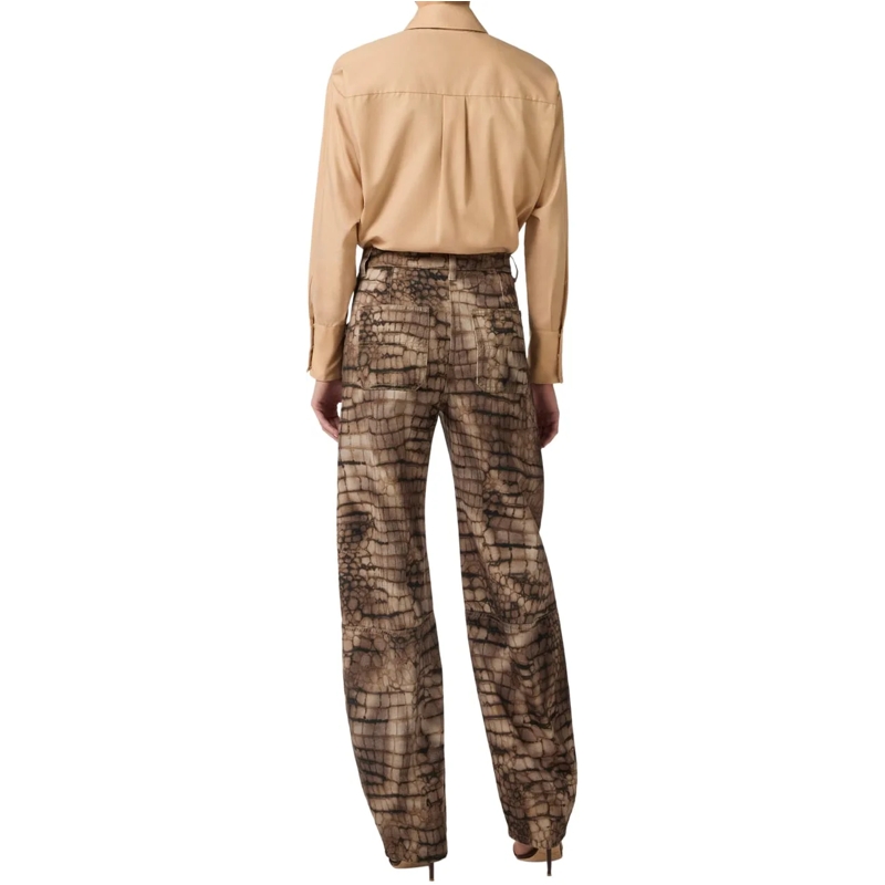 Elisabetta Franchi Chemisier Elisabetta Franchi Women's Blouse Blouses Camel Ca beige(Image 3)