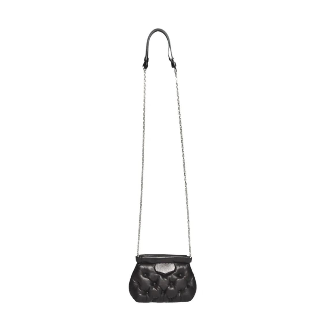 Maison Margiela Hobo bags Glam Slam Classique Baby Black Leather Bag in rood