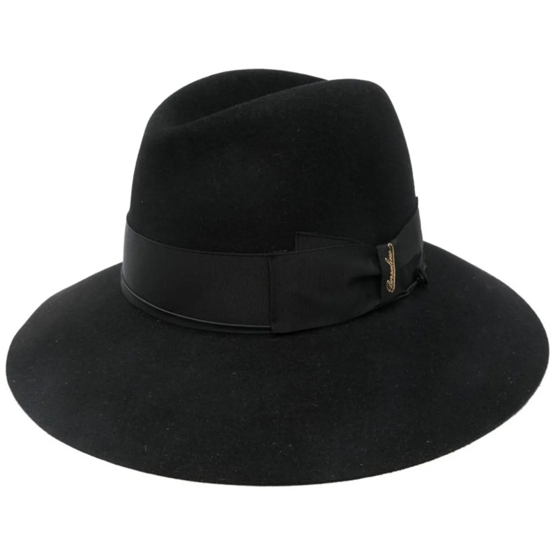 Borsalino Mütze Hats Black schwarz
