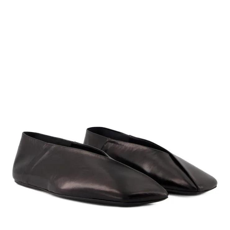 Jil Sander Loafers & Ballerinas - Ballerinas - Leather - Black - Gr. 36 (EU) - in Schwarz - für Damen