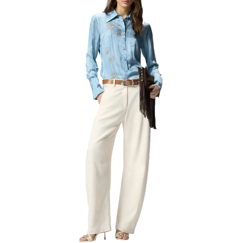 Pinko T-shirt Shirts Cyan blau(Image 3)