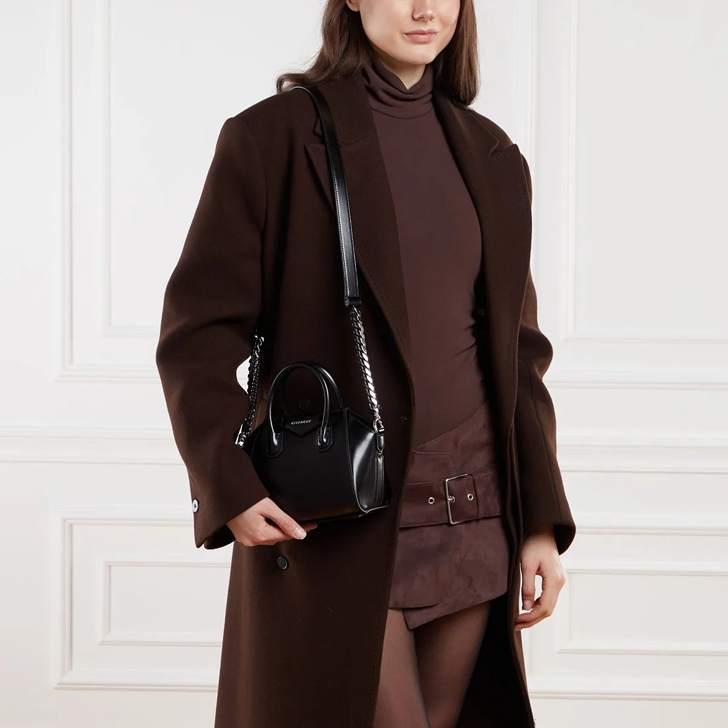 【関税込み】givenchy ANTIGONA' MINI HANDBAG Givenchy Mini Antigona Top Handle Bag in Leather with Floral