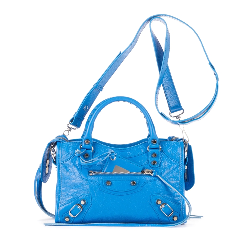 Balenciaga Crossbody Bag Classic City Mini blau