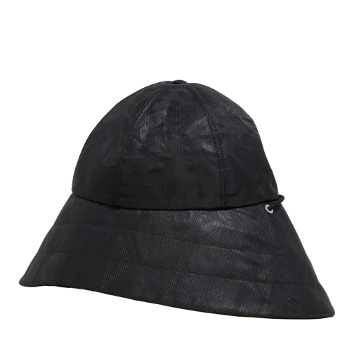 Christian Dior Fischerhut All-Over Patterned Hat Black