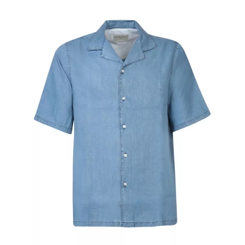 Officine Generale Cotton Shirt Blue 