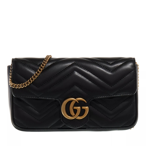 Gucci Mini GG Marmont Bag Black Crossbodytas