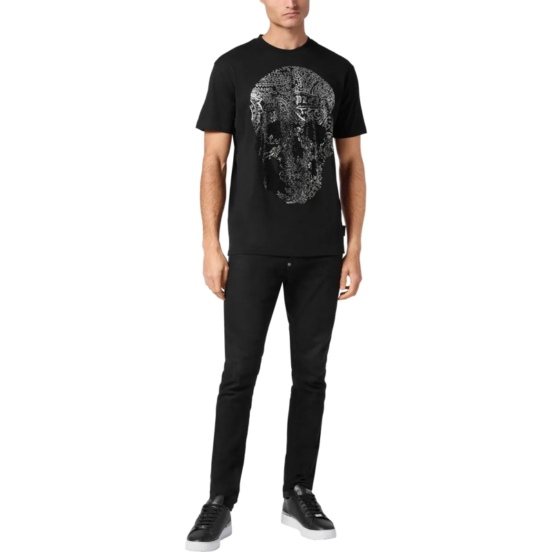 Philipp Plein T-Shirt T-Shirt Rundhalsausschnitt Ss Skull schwarz(Image 4)