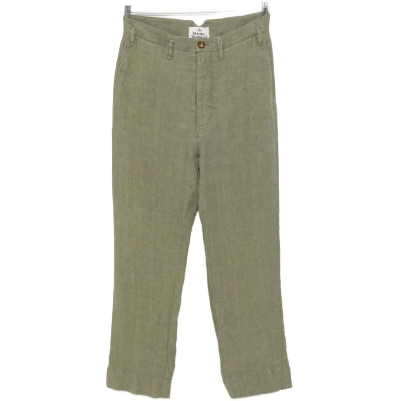 Vivienne Westwood Jeans à jambe droite Trousers Khaki braun