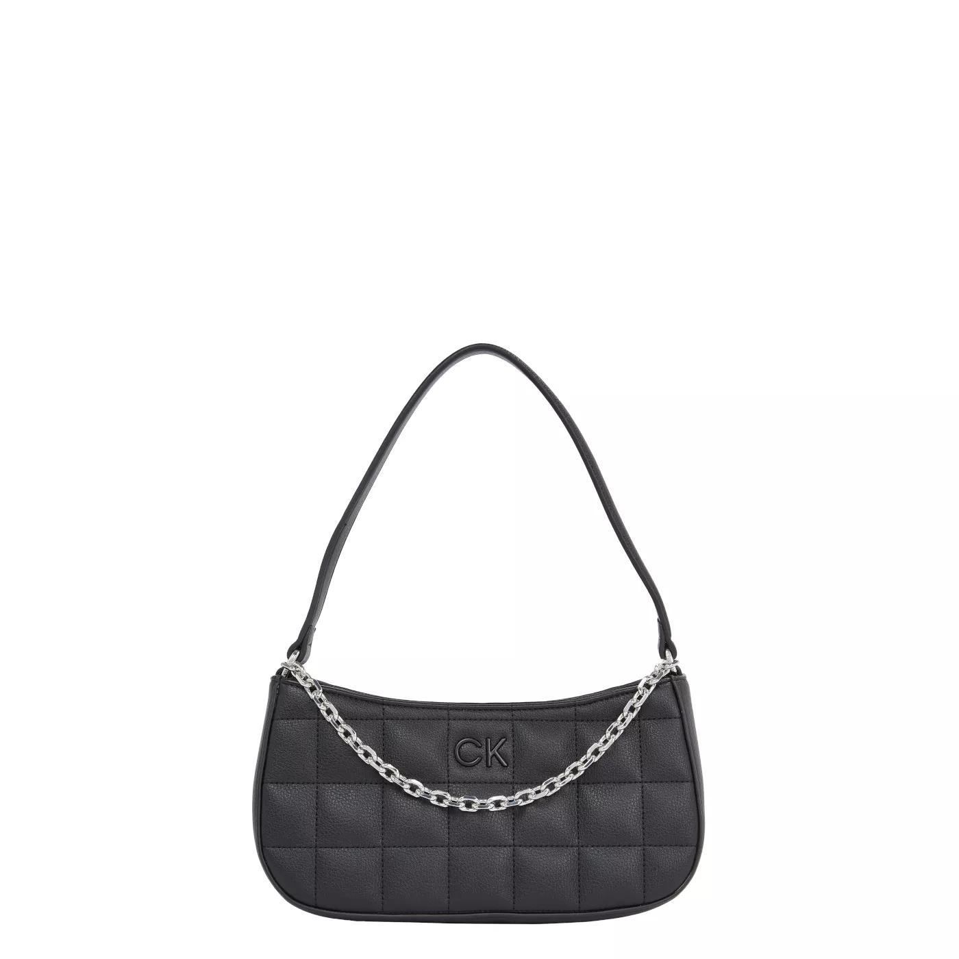 Calvin Klein Crossbody Bags - Calvin Klein Square Quilt damen Handtasche Schwarz - Gr. unisize - in Schwarz - für Damen