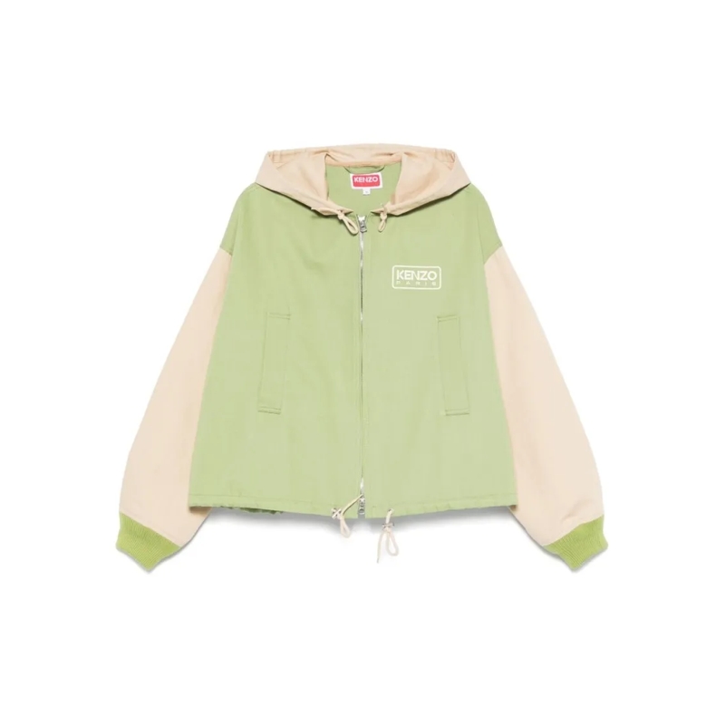 Kenzo  Cropped Boxy Jacket Neutrals