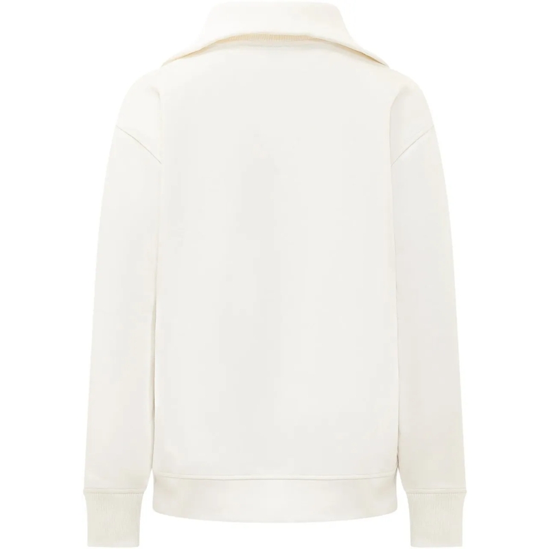 Calvin Klein Weste Felpa con Cappuccio e Zip Corta weiß(Image 2)