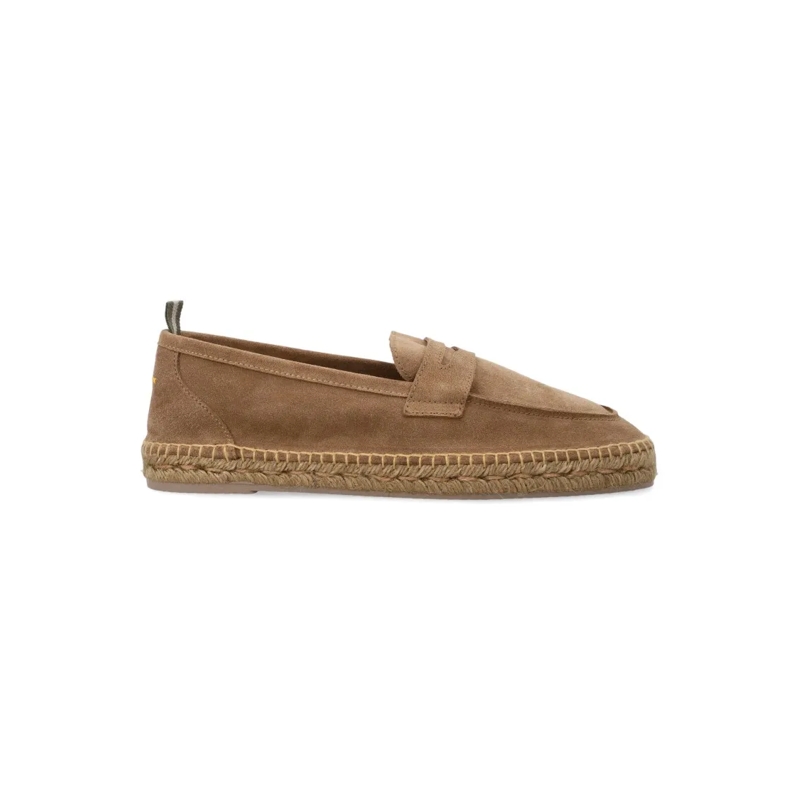 Castaner Loafer Nacho Suede Espadrilles Brown