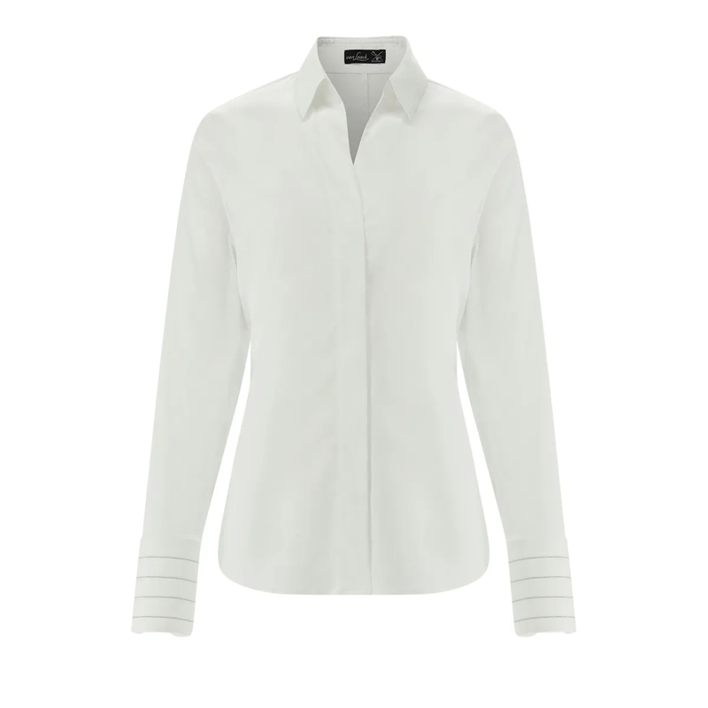 VAN LAACK Bluse Bluse Modern Fit Uni weiss (Image 2)