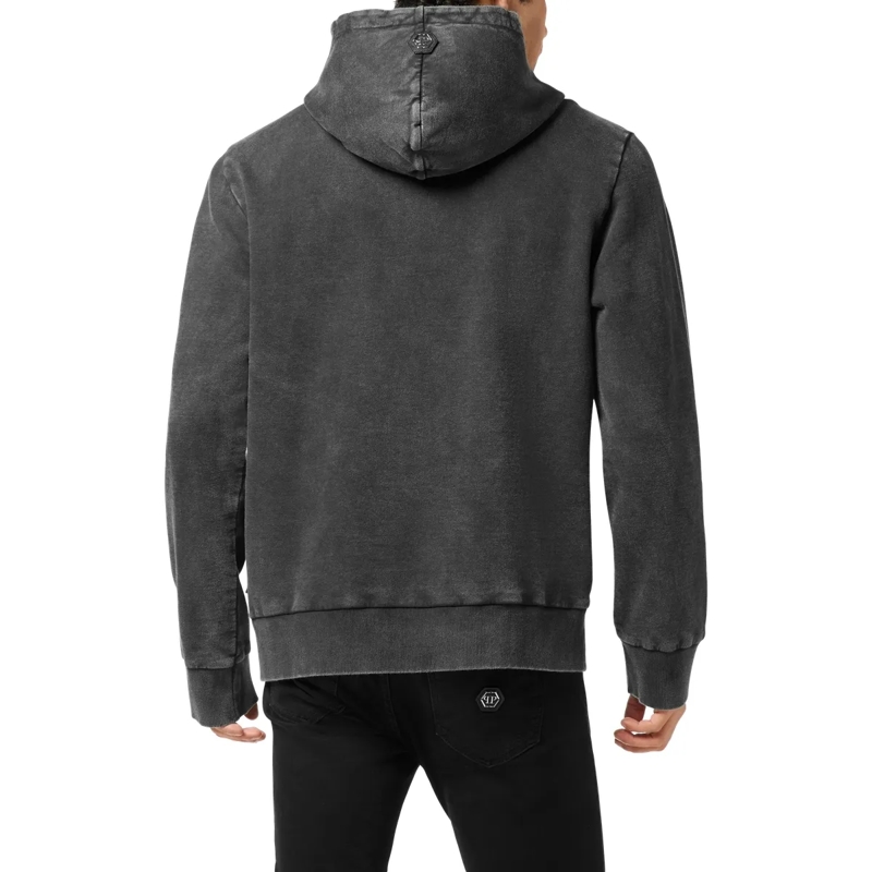 Philipp Plein Top Kapuzen-Sweatshirt Eagle schwarz(Image 2)