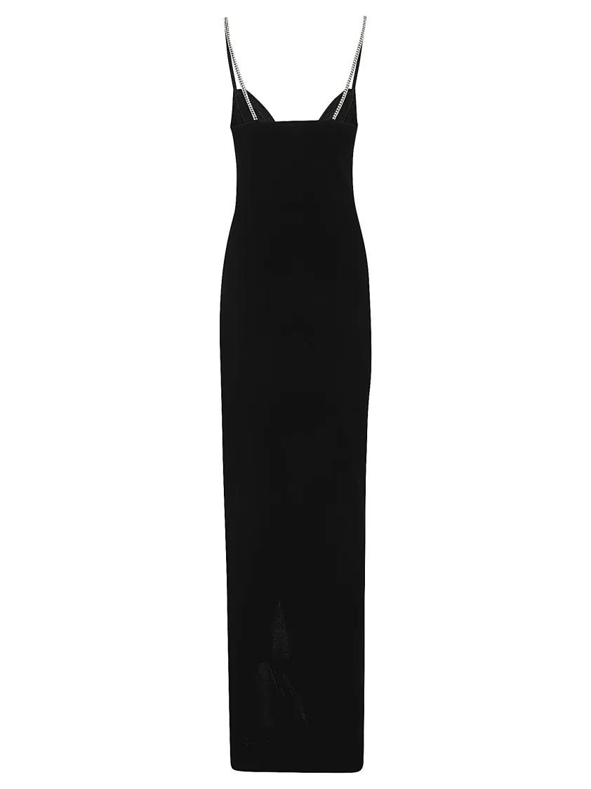 Black thin strap dress online