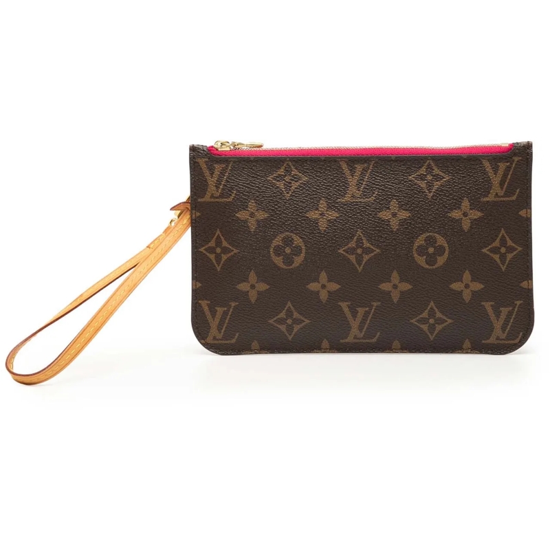 Louis Vuitton Necessaire Monogram Neverfull Pouch braun