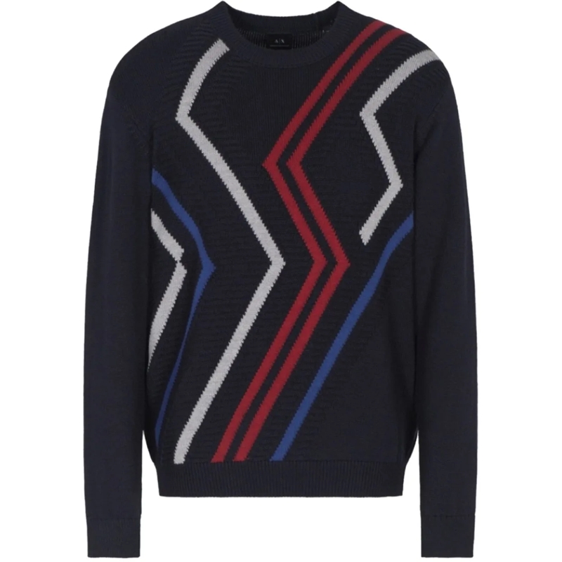 Armani Exchange  Sweaters Blu Fantasia blau