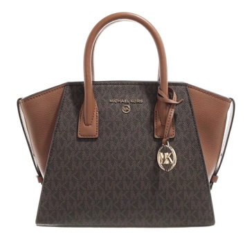 Michael Kors Avril Small Satchel Brown Acorn Draagtas
