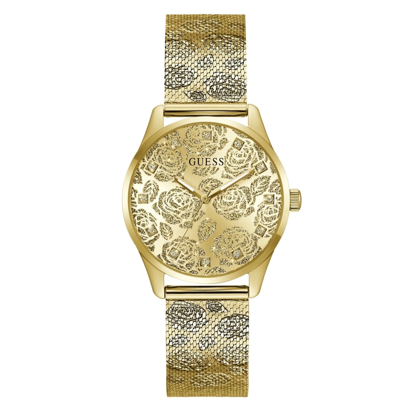 Guess Quarzuhr Quarz-Analoguhr Calla gold