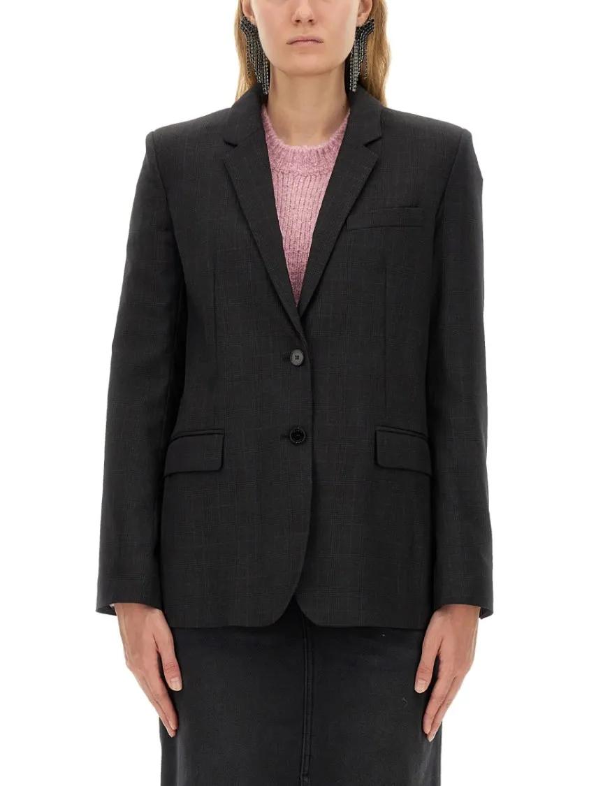 Thumbnail - Isabel Marant - Lesandre Jacket - Größe 38 - grau