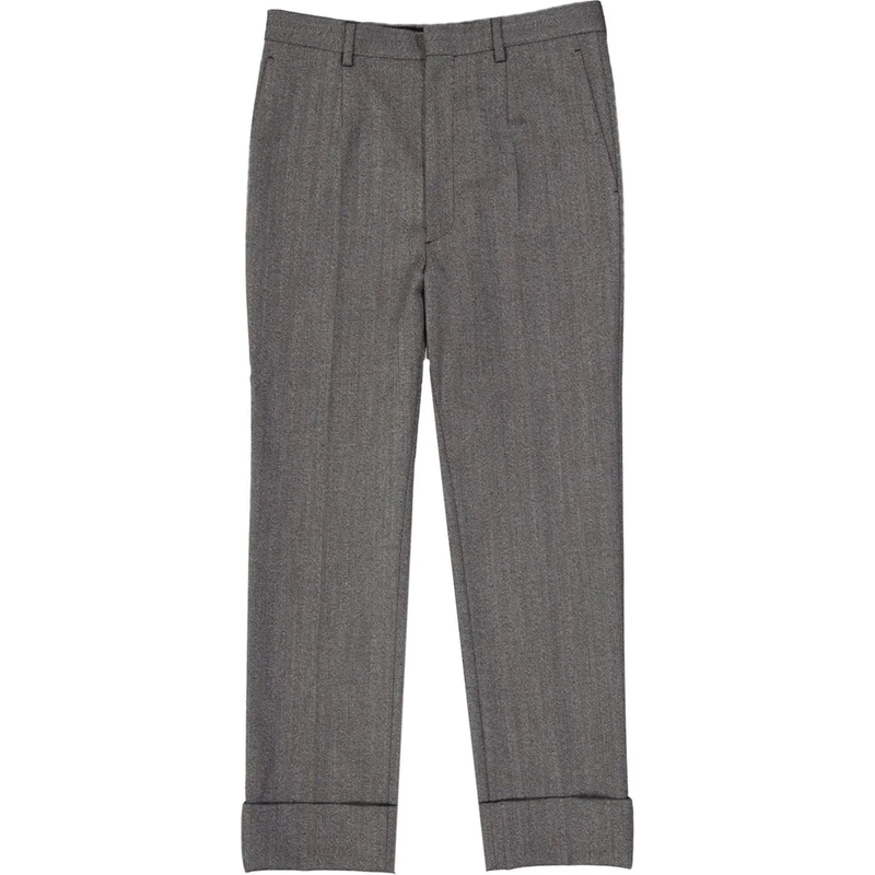 Prada Stoffhose Prada Wool Pants grau