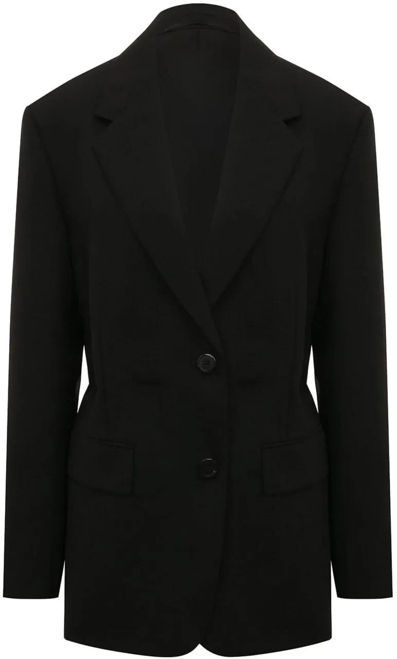 Thumbnail - Prada - Wool Jacket - Größe 40 - black