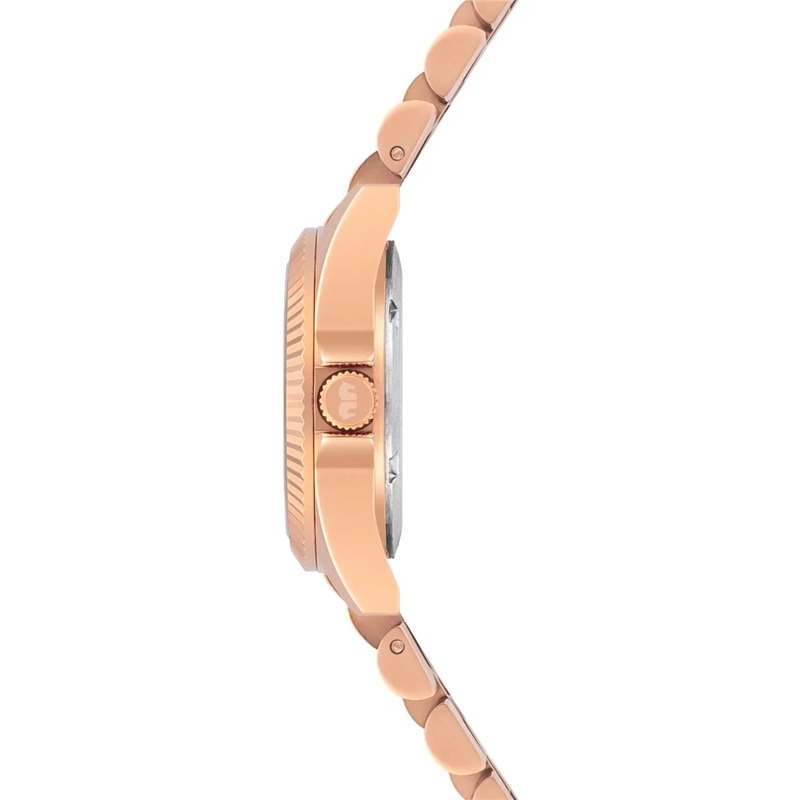 Rhodenwald & Söhne Automatikuhr Damen Armbanduhr Cassina Edelstahl rosegold(Image 4)