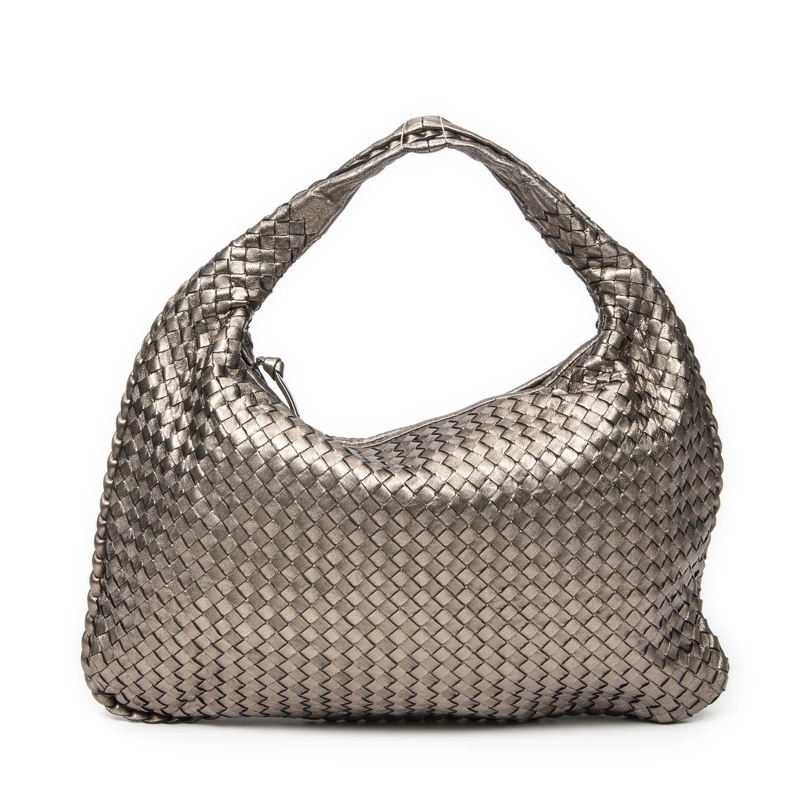 Bottega Veneta Hobo Bag Large Veneta Hobo silber