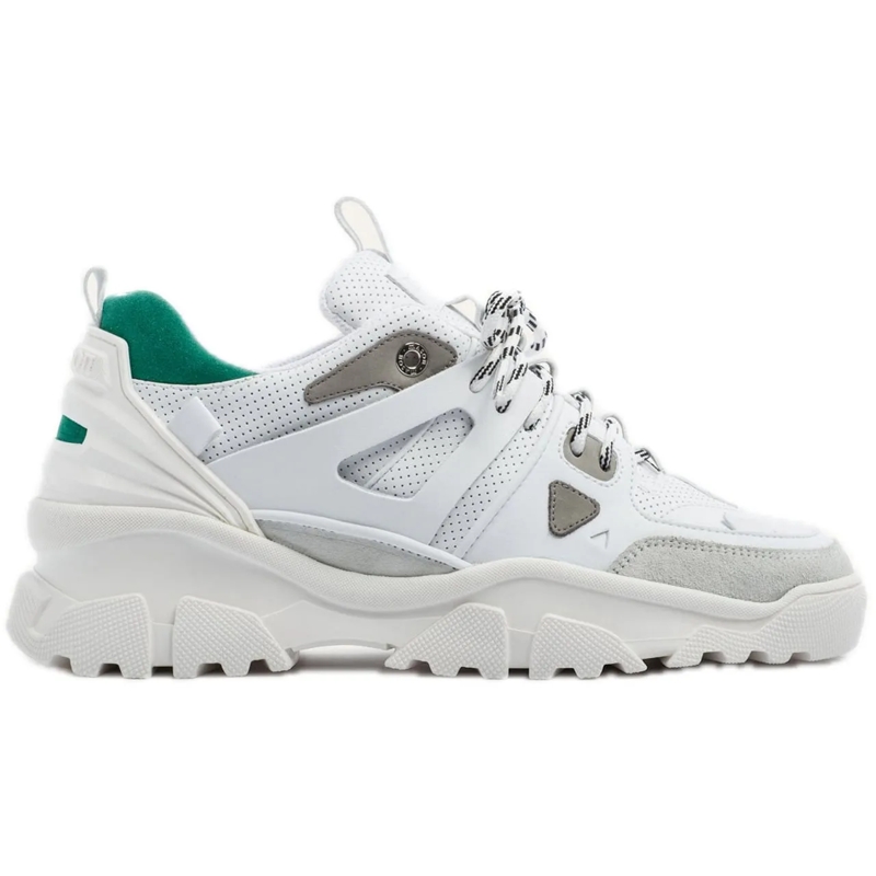 Mason Garments Low-Top-Sneaker Genova Multi White weiß