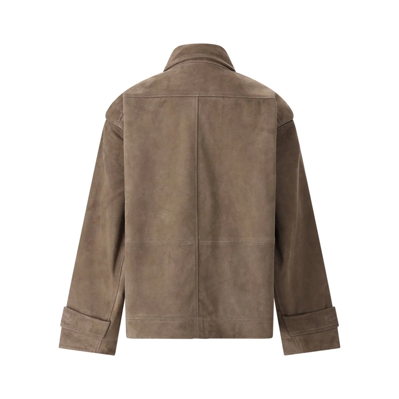Rotate Veste de transition Oversized Lederjacke braun(Image 2)