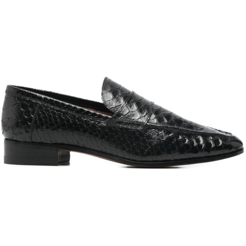 Paris Texas Loafer Flat Shoes Black schwarz