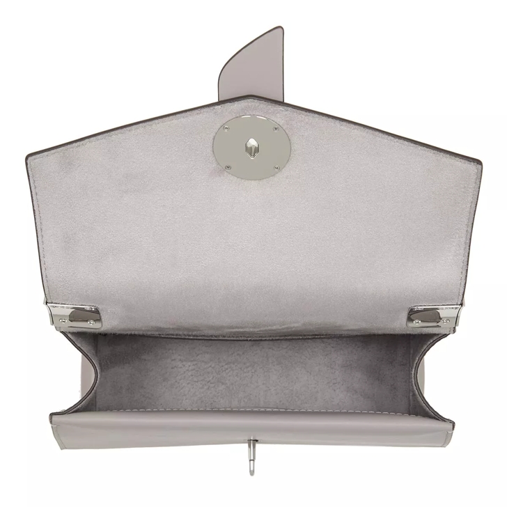 Michael Kors Greenwich Medium Th Satchel Pearl Grey Satchel