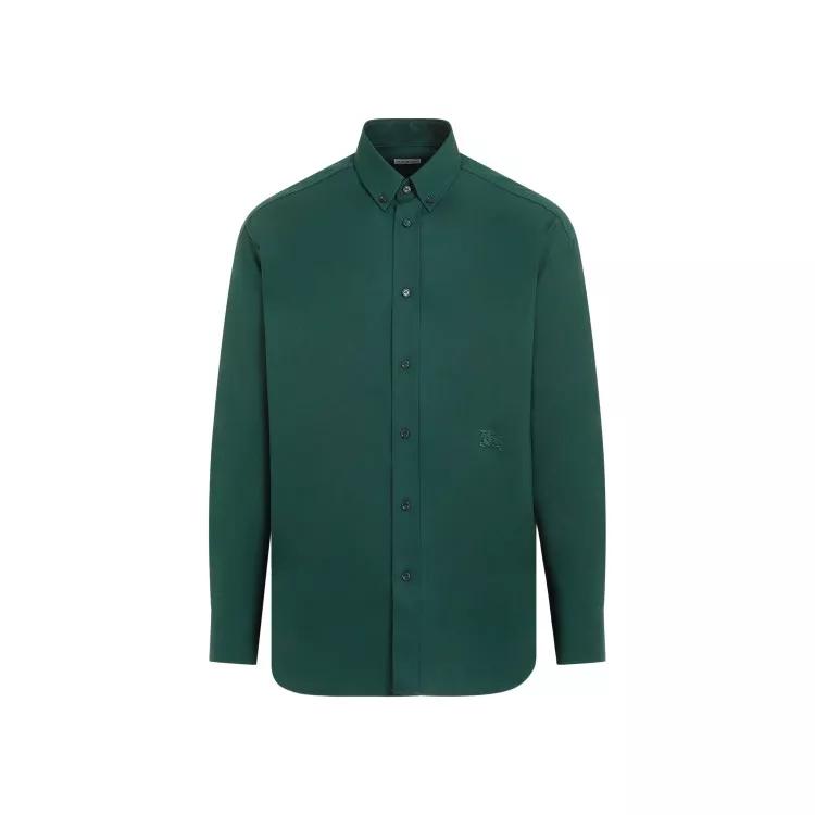 Burberry - Green Cotton Shirt - Größe S - grün