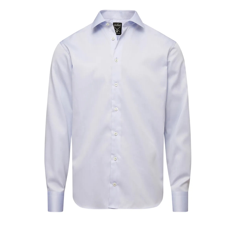 VAN LAACK Hemd Hemd Tailor Fit Uni blau