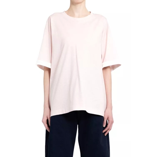 Burberry Crewneck Cotton T-Shirt Pink 