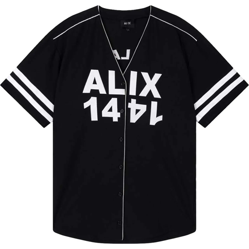 ALIX Midikleid Baseball Shirt Dress schwarz(Image 3)