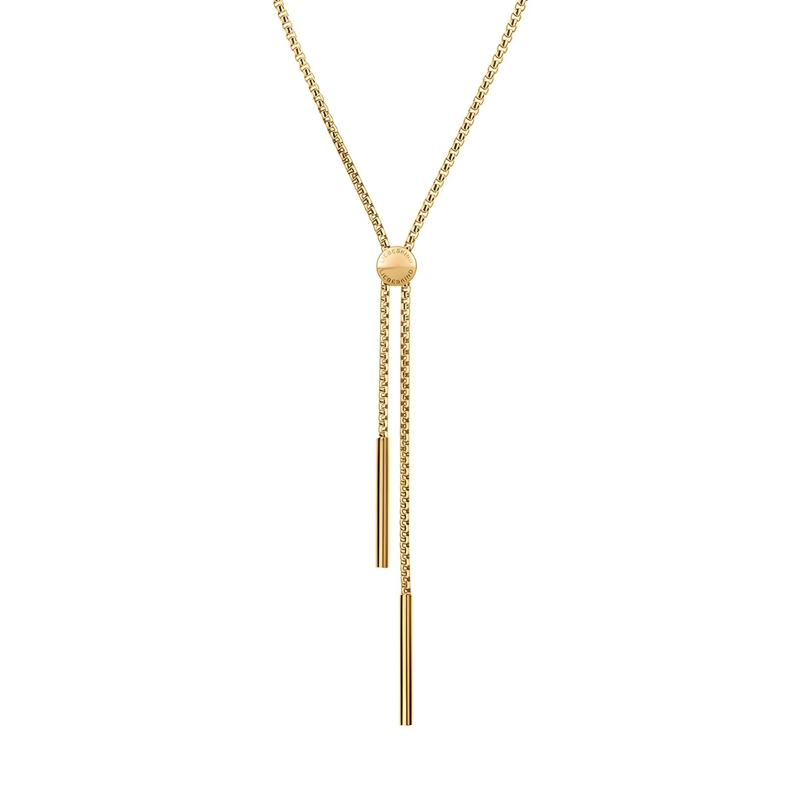 Liebeskind Berlin Mittellange Halskette Edelstahl Halskette gold