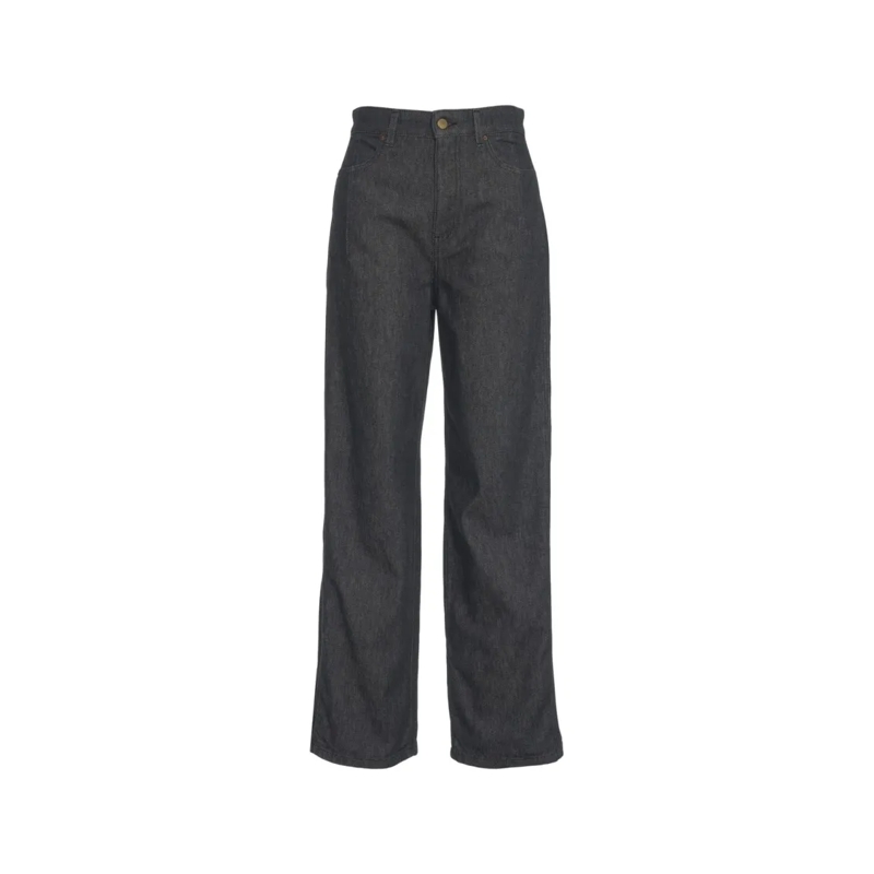 PS. Don't Forget Me Jeans 'Oprah' Wide-Leg Jeans Black