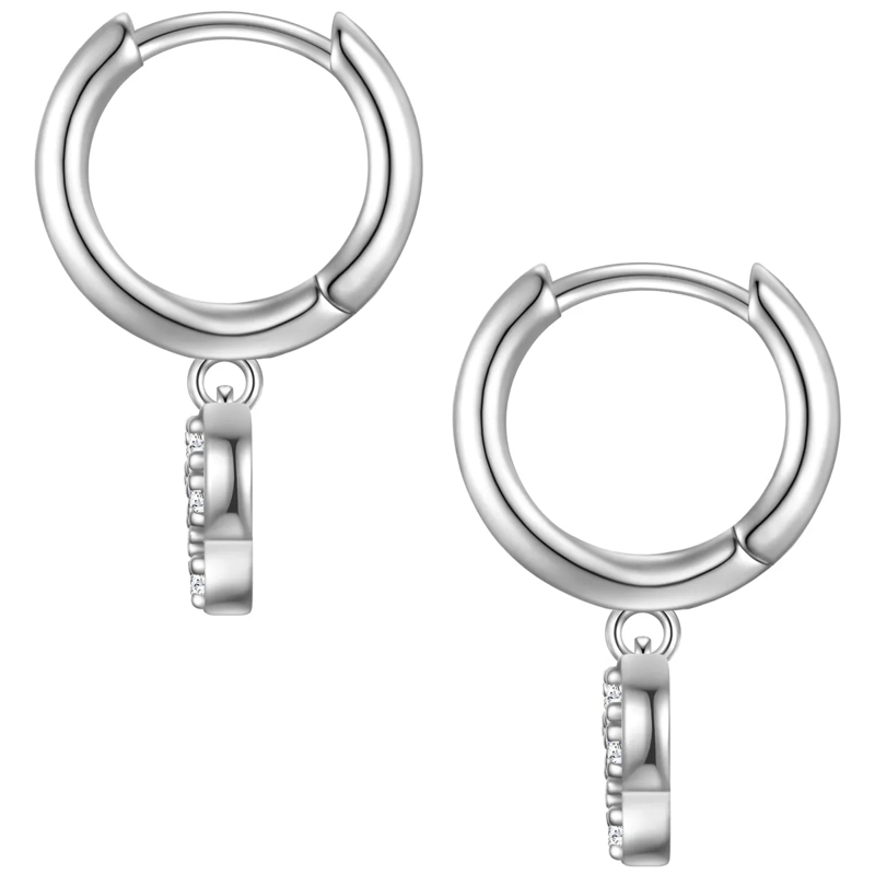 Glanzstücke München Ohrhänger Sterling Silber Creolen Zirkonia Schmetterling silber(Image 3)