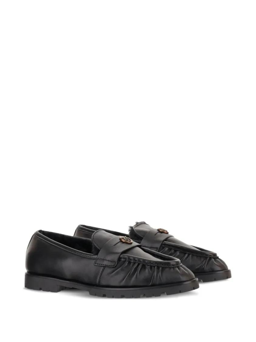 Thumbnail - Minimalist Black Flats With Rounded Toe - Gr. 36 (EU) - in Schwarz