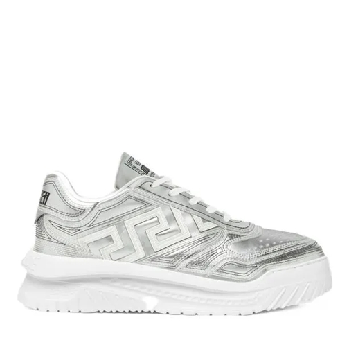 Versace Greca Odissea Silver Sneakers Silver sneaker a piattaforma