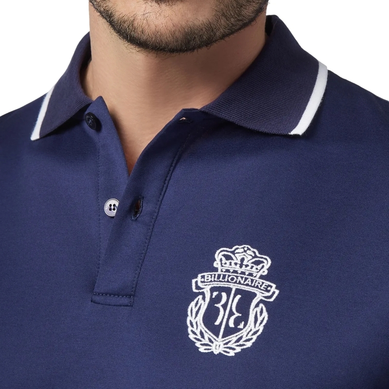 BILLIONAIRE Top Poloshirt Crest dunkel-blau(Image 4)