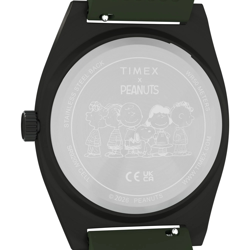 Timex Quarzuhr Quarz-Analoguhr Timex X Peanuts Expedition Capston grün(Image 4)