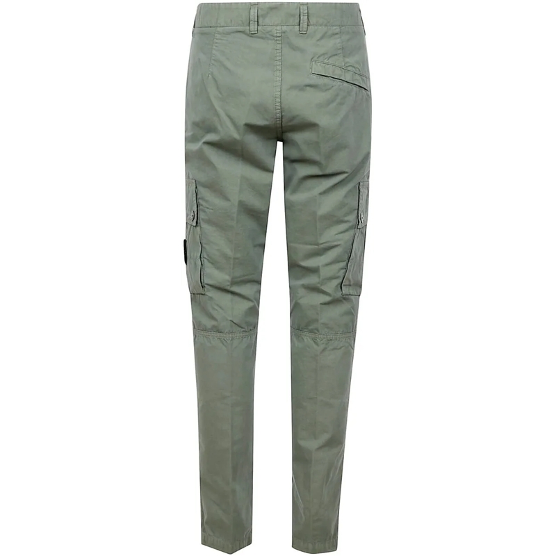 Stone Island Jeans mit geradem Bein Trousers Muschio mehrfarbig