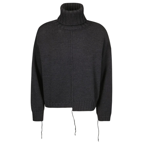 ARCHIVIO B Pull à col roulé High Neck Wool Sweater Black