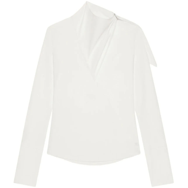 Courrèges T-Shirt Top White weiß