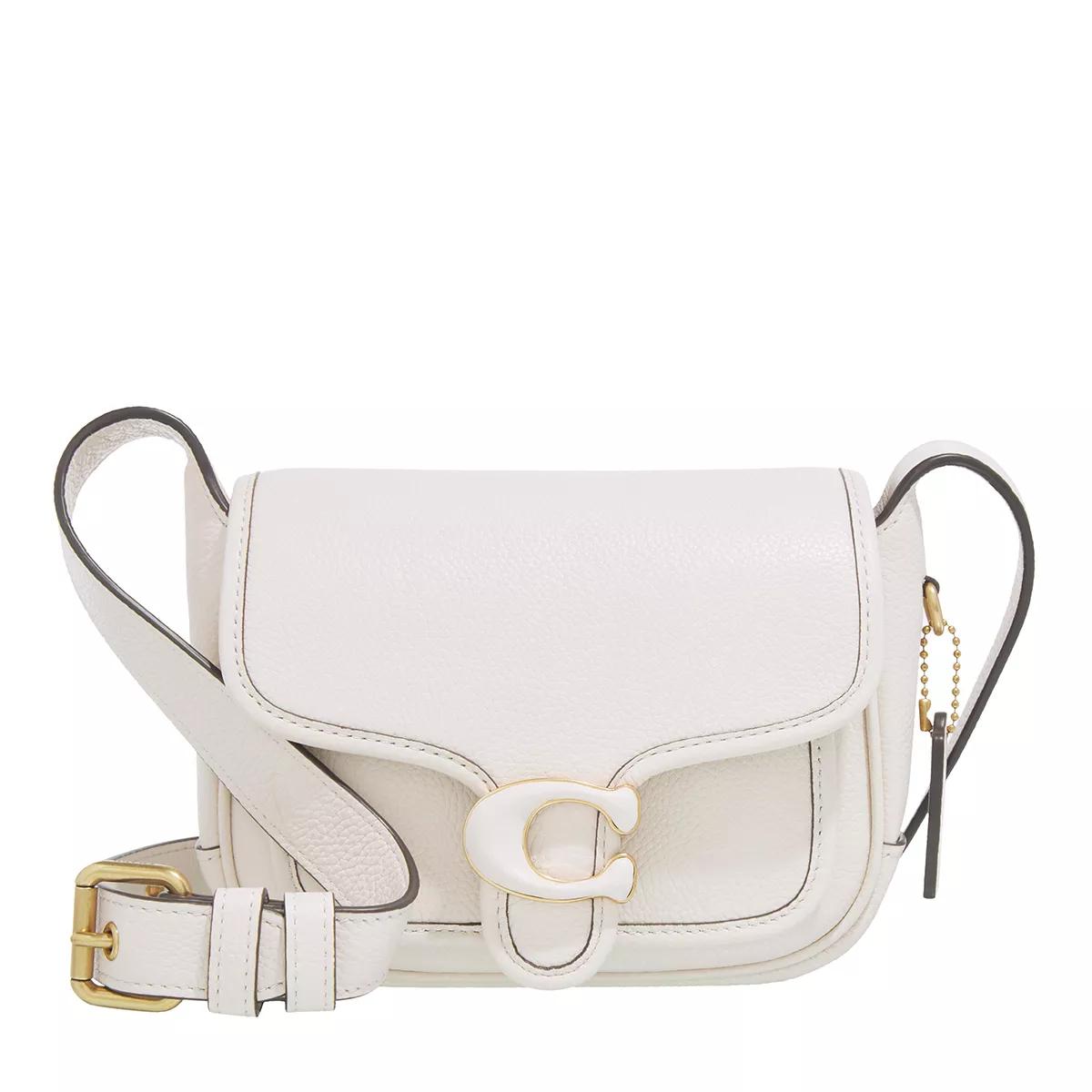 Coach Crossbody Bags - Polished Pebble Tabby Messenger 19 - Gr. unisize - in Creme - für Damen