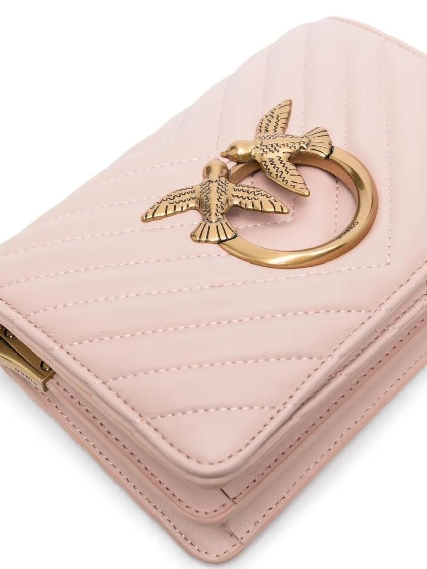 pinko Hobo bags Love Click Mini Bag in roze