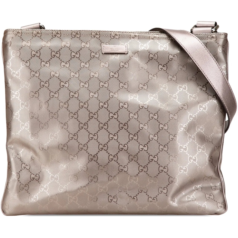 Gucci Schultertasche GG Imprime Crossbody gold