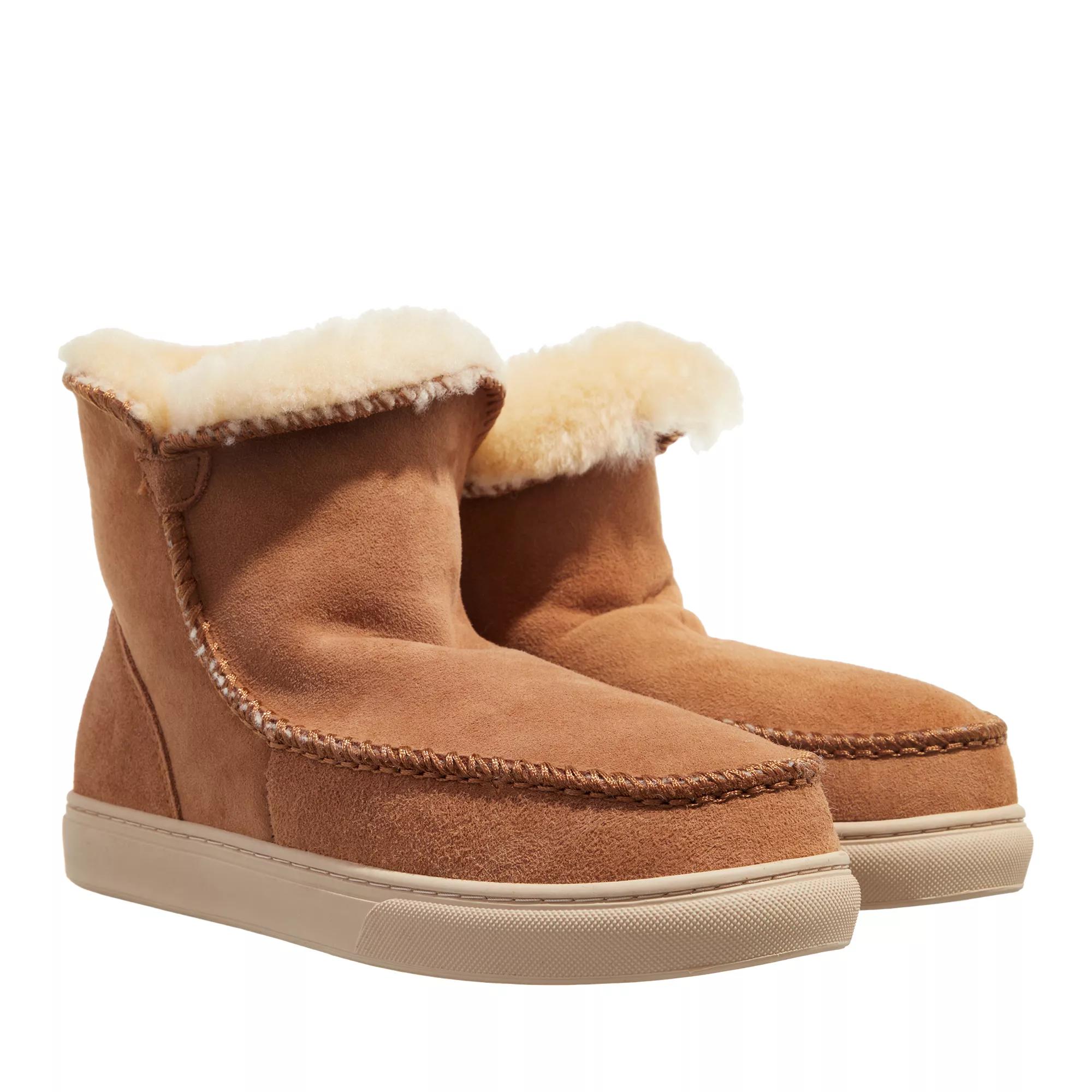 thies Sneakers - thies 1856 ® Sneakerboot 2 cashew (W) - Gr. 36 (EU) - in Braun - für Damen